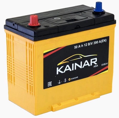 Аккумулятор KAINAR, 12 В, 50 А/ч, 500 А, артикул 045 143 01 0 L